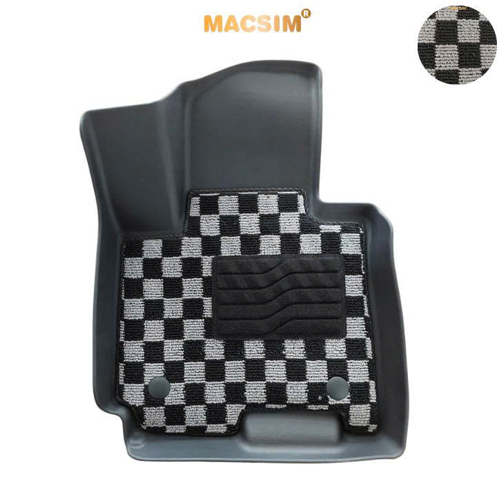  Thảm lót sàn ô tô Kia Sportage Macsim – Ca rô, chuẩn phom, dễ vệ sinh (Mã 03)