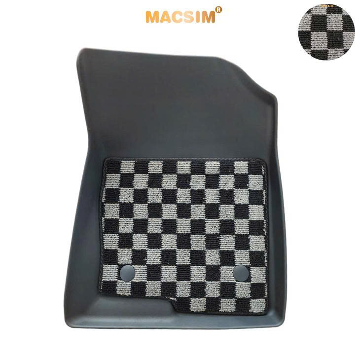  Thảm lót sàn ô tô Kia Sportage Macsim – Ca rô, chuẩn phom, dễ vệ sinh (Mã 03)