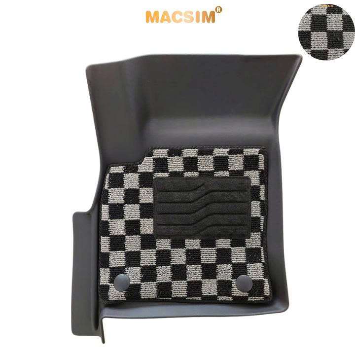 Thảm lót sàn ô tô Toyota Fortuner 2017-2025 Macsim – Ca rô, chuẩn phom, Sử dụng lâu dài (Mã 03)