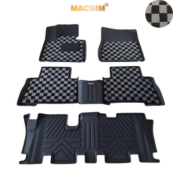 Thảm lót sàn ô tô Kia Sorento 2014-2020 Macsim – Ca rô, chuẩn phom, Dễ Vệ Sinh (Mã 03)