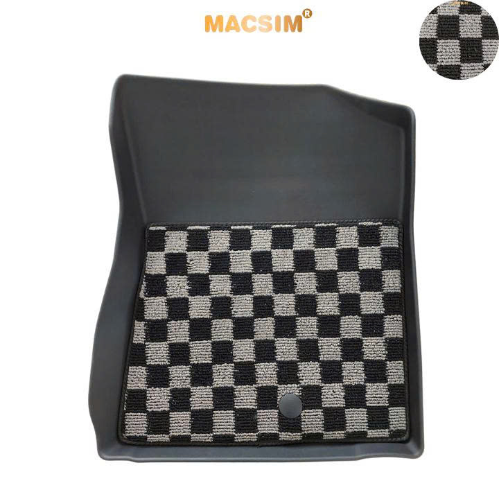 Thảm lót sàn ô tô Kia Sorento 2014-2020 Macsim – Ca rô, chuẩn phom, Dễ Vệ Sinh (Mã 03)