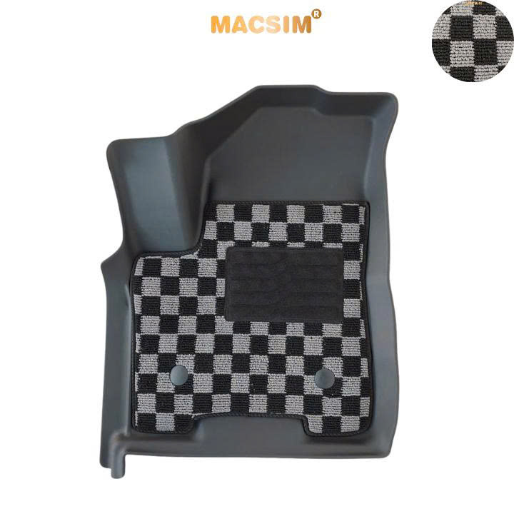 Thảm lót sàn ô tô Huyndai Custin Macsim – Ca rô, chuẩn phom, Dễ Vệ Sinh (Mã 03)