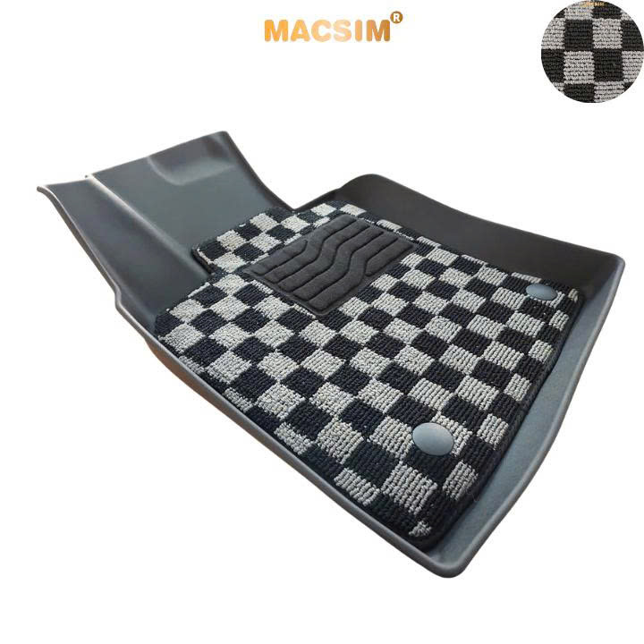 Thảm lót sàn ô tô Toyota Camry 2018-2023 Macsim – Ca rô, chuẩn phom, dễ vệ sinh (Mã 03)