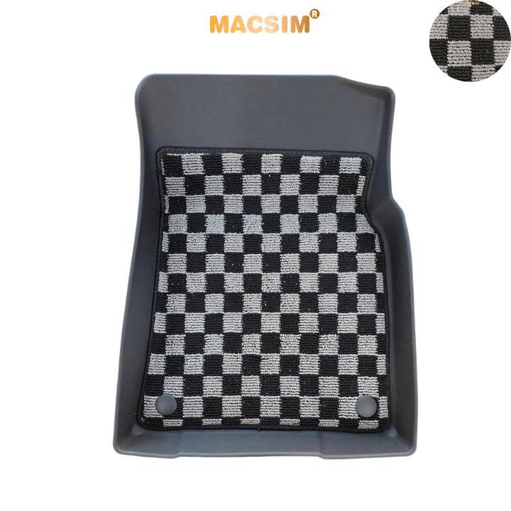 Thảm lót sàn ô tô Toyota Camry 2018-2023 Macsim – Ca rô, chuẩn phom, dễ vệ sinh (Mã 03)