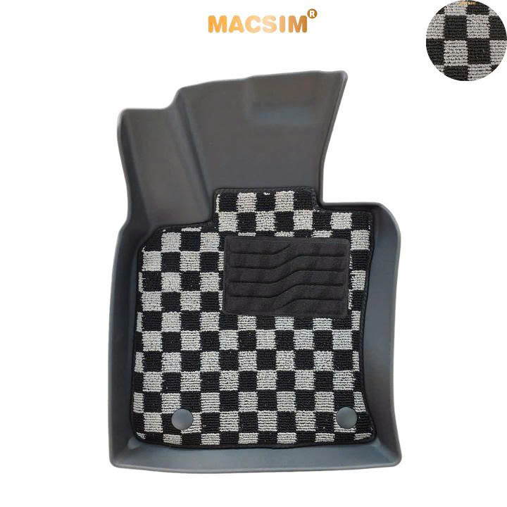 Thảm lót sàn ô tô Toyota Camry 2018-2023 Macsim – Ca rô, chuẩn phom, dễ vệ sinh (Mã 03)