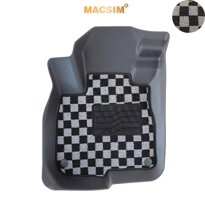 Thảm lót sàn ô tô Honda CRV 2017-2022 Macsim – Ca rô, chuẩn phom, Dễ Vệ Sinh (Mã 03)