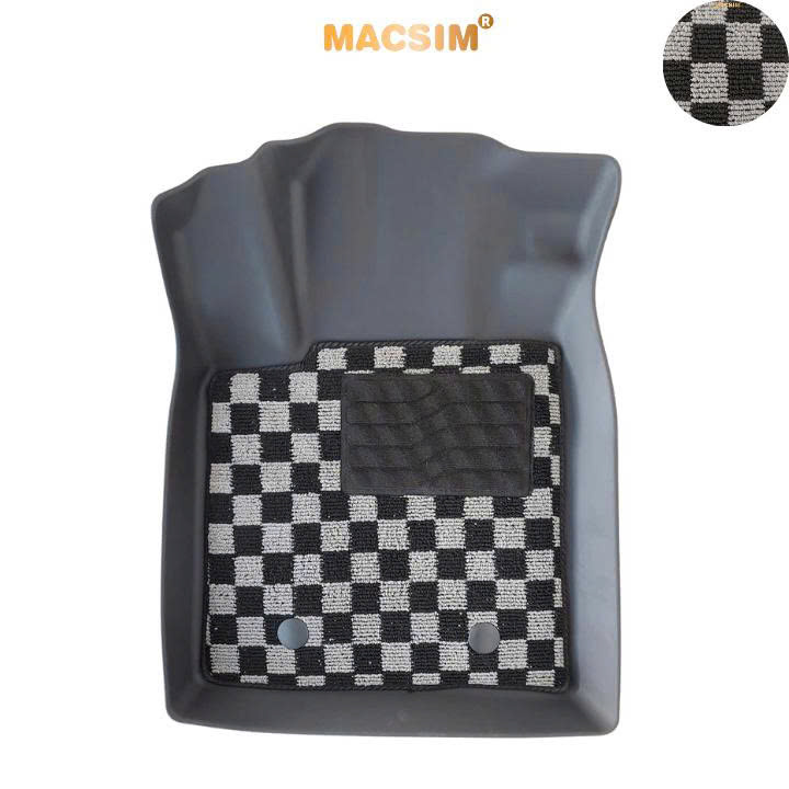 Thảm lót sàn ô tô Honda BRV Macsim – Ca rô, chuẩn phom, Dễ Vệ Sinh (Mã 03)