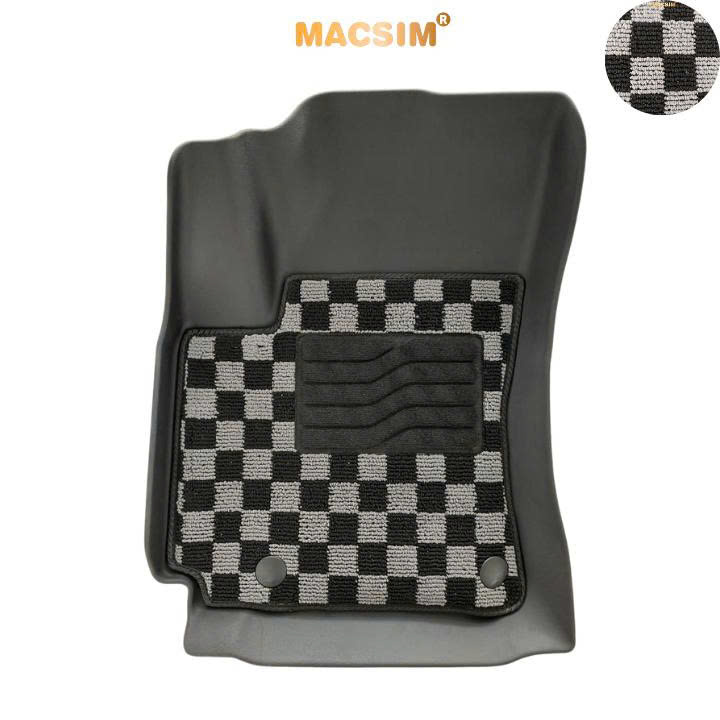 Thảm lót sàn ô tô Toyota Altis 2016-2021 Macsim – Ca rô, chuẩn phom, dễ vệ sinh (Mã 03)