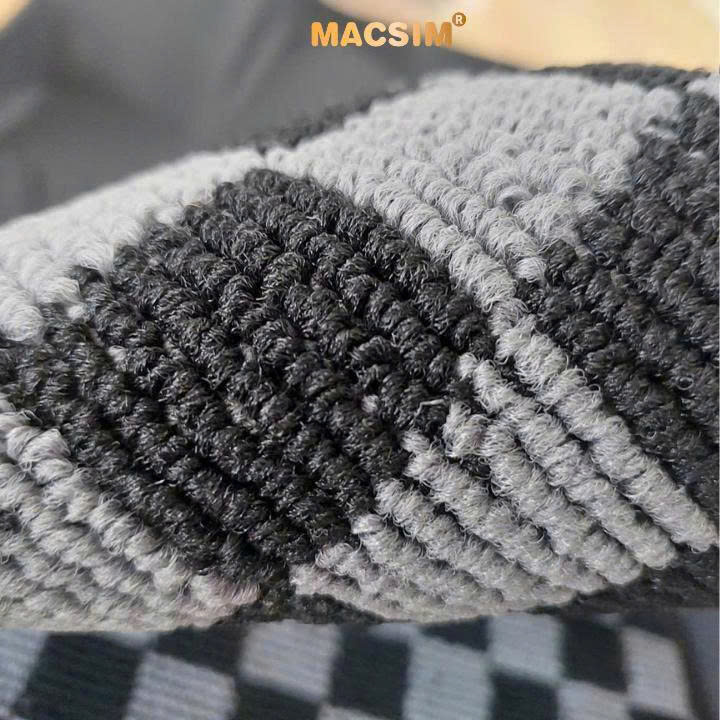 Thảm lót sàn ô tô Mitsubishi Outlander 2014-2022 Macsim – Ca rô, chuẩn phom, Dễ Vệ Sinh (Mã 03)