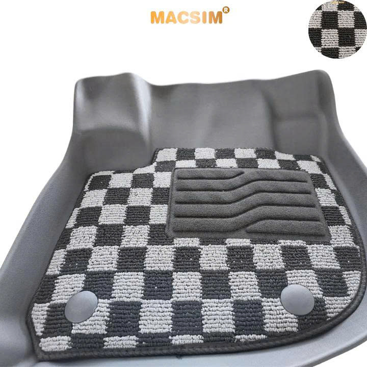 Thảm lót sàn ô tô Honda HRV 2022+ Macsim – Ca rô, chuẩn phom, dễ vệ sinh (Mã 03)