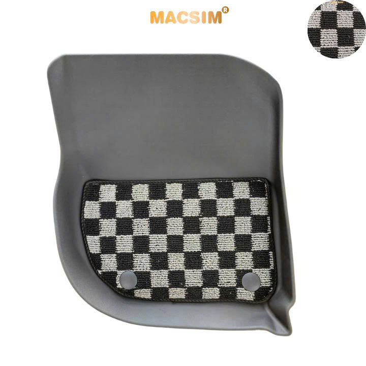 Thảm lót sàn ô tô Honda HRV 2022+ Macsim – Ca rô, chuẩn phom, dễ vệ sinh (Mã 03)
