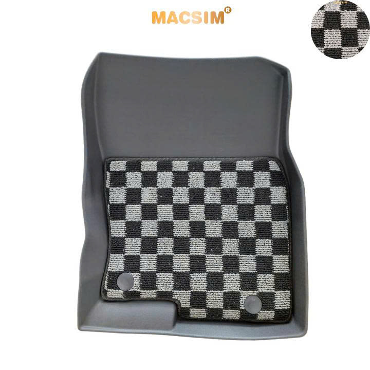 Thảm lót sàn ô tô Mazda CX5 Macsim – Ca rô, chuẩn phom, Sử dụng lâu dài (Mã 03)
