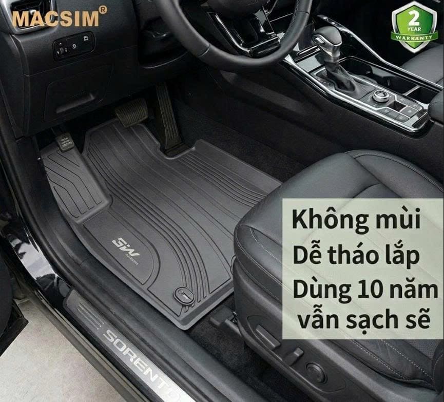 Thảm Nhựa Đúc Khuôn Kia Sorento 2021 - 2026 Macsim 3W