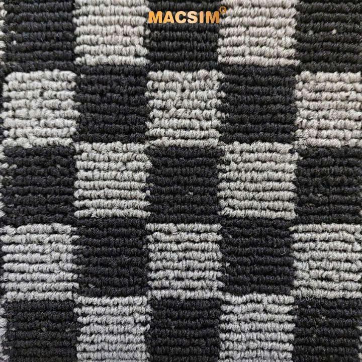 Thảm ô tô lớp trên sợi thô caro Macsim