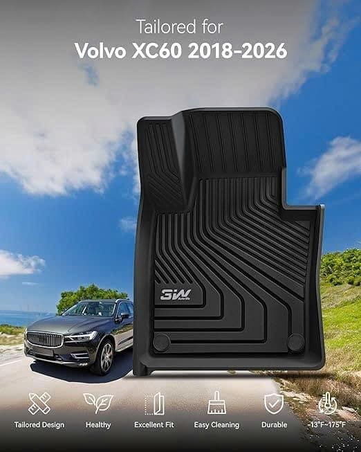 Thảm Lót Sàn Ô Tô Volvo XC60 2017-2026 Macsim 3W