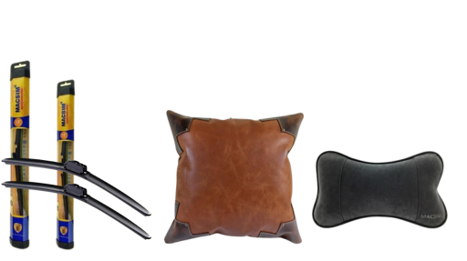 <span style='color:#f7e000'><b>Cần gạt mưa nano silicon & Gối tựa đầu </b> </span>