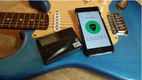 Ứng dụng lên dây Fender Guitar Tuner 