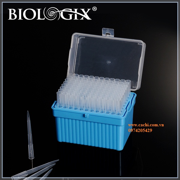 Hộp đầu tip 1250ul - Biologix, hộp 96 típ