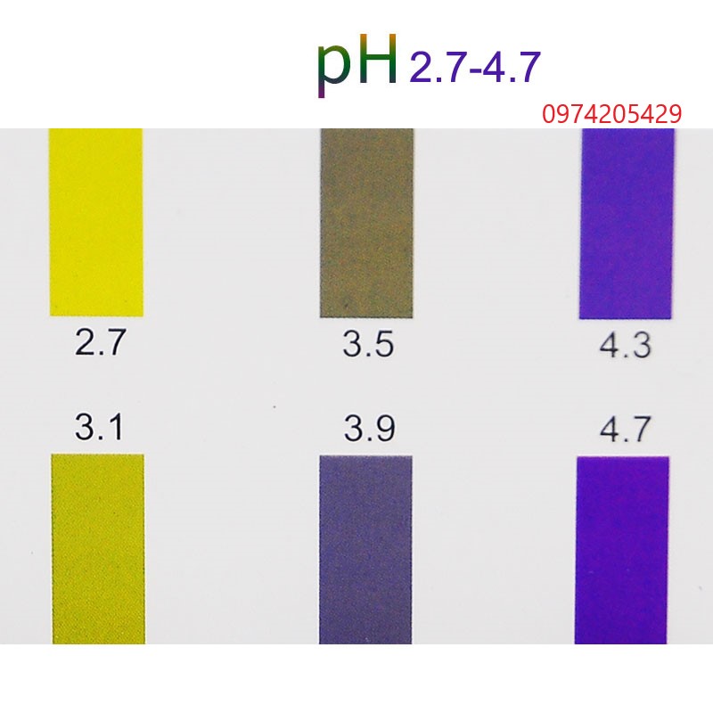 Giấy đo pH 2,7-4,7 của Newstar dạng tếp