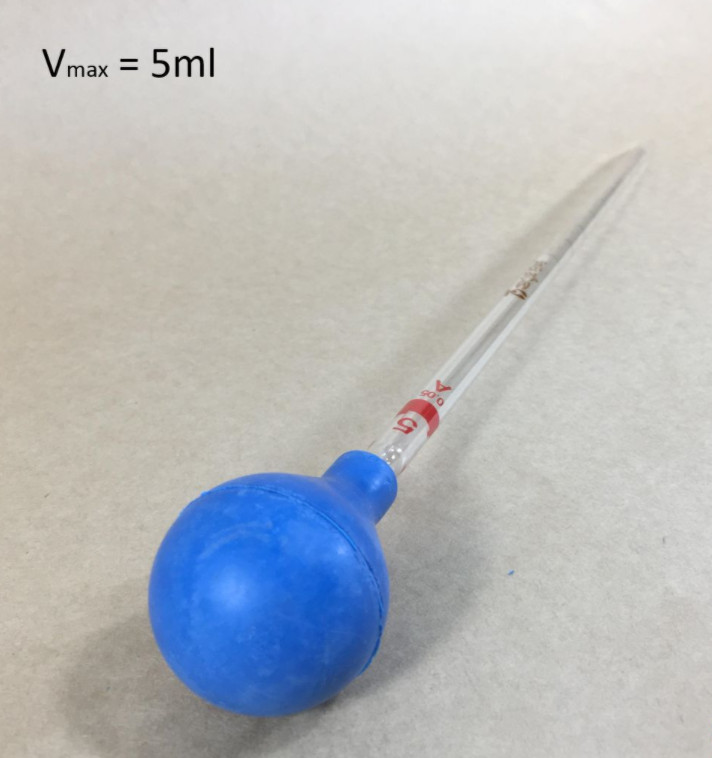 Pipet thủy tinh 5 ml - TQ, dài 20cm