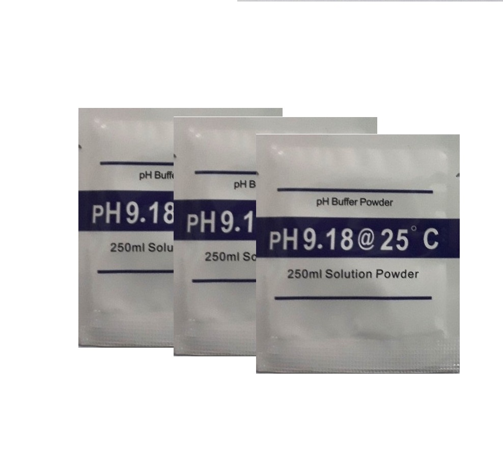 Gói chất chuẩn pH - 9.18 dùng chuẩn độ cho máy đo độ PH (Pha trong 250ml)