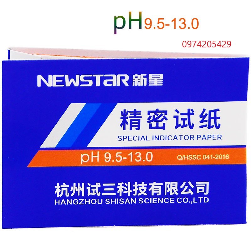 Giấy đo pH 9,5-13 của Newstar dạng tệp