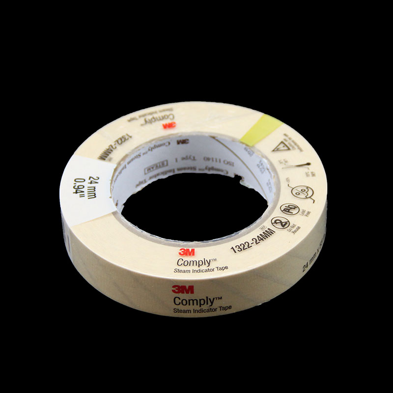 Băng keo chỉ thị nhiệt dùng cho máy hấp ướt 1322-24mm (20 cuộn/ thùng)