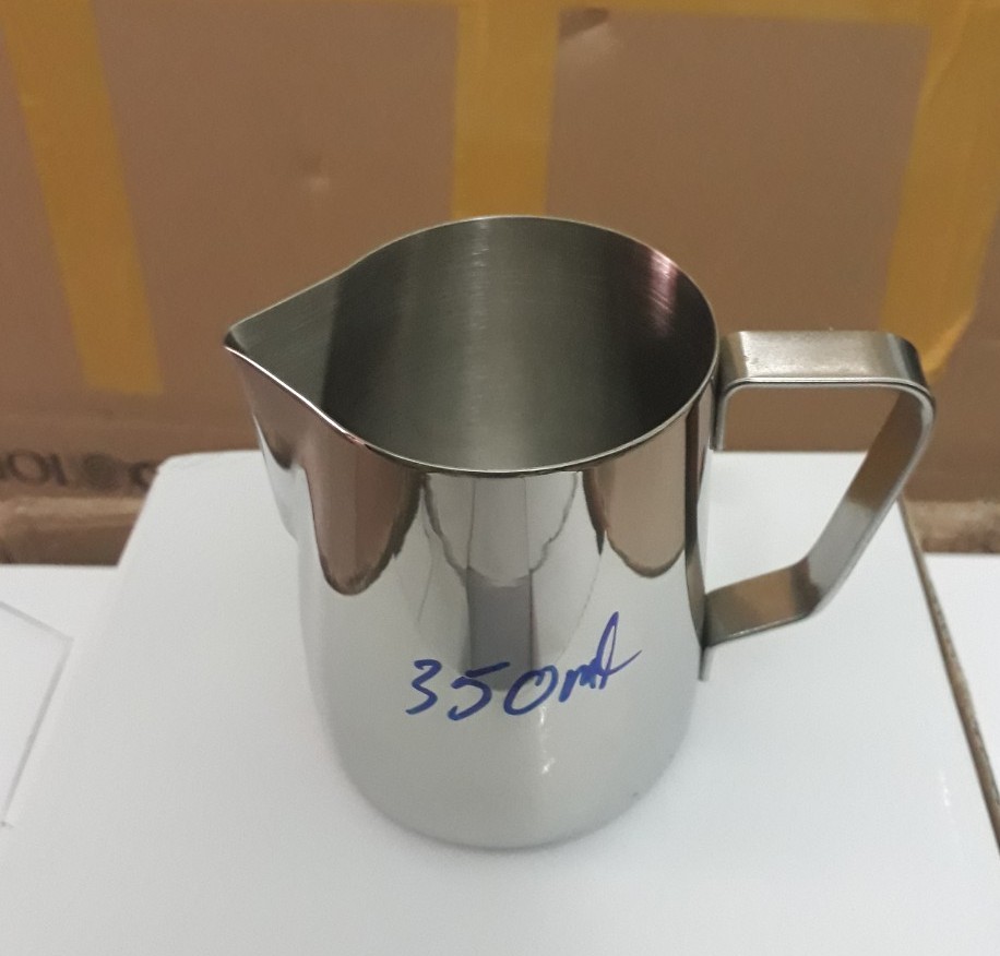 Ca inox 350ml, không vạch, không nắp