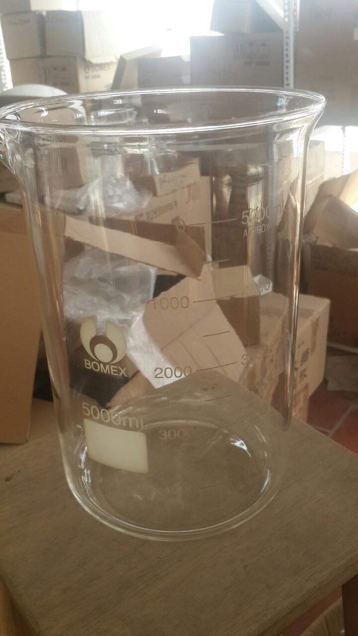 Cốc thủy tinh 5 lít