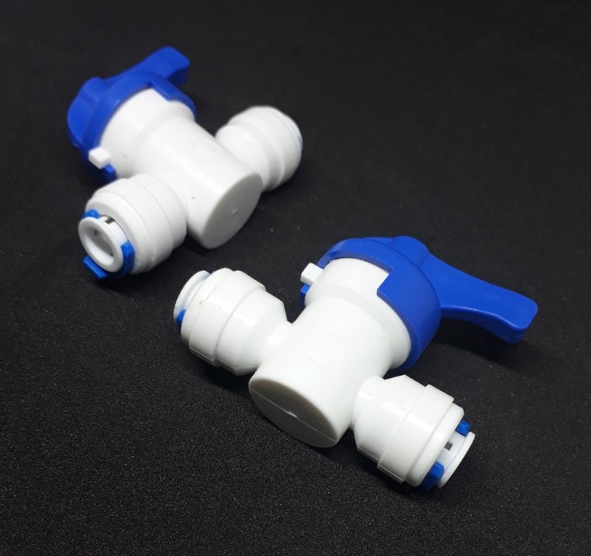 Van xả tay máy lọc nước RO dây 6mm (cái)