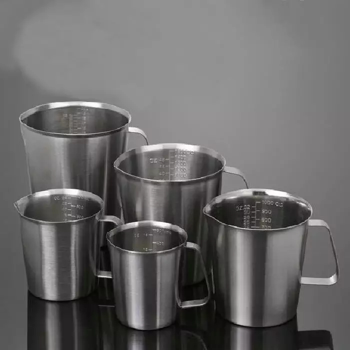 Ca inox 700ml, chia vạch, không nắp