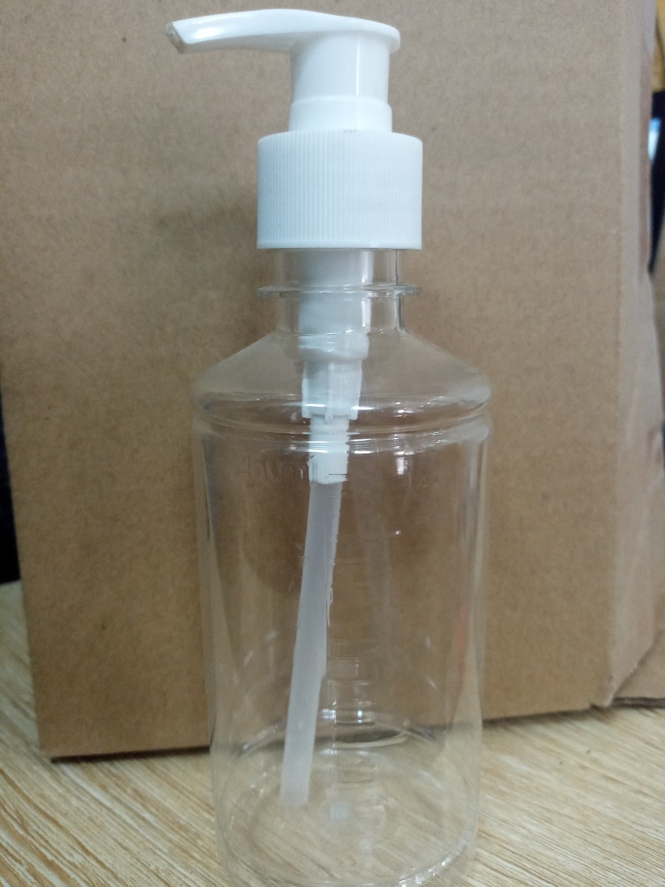 Chai Nhựa PET 250ml MH nắp ấn