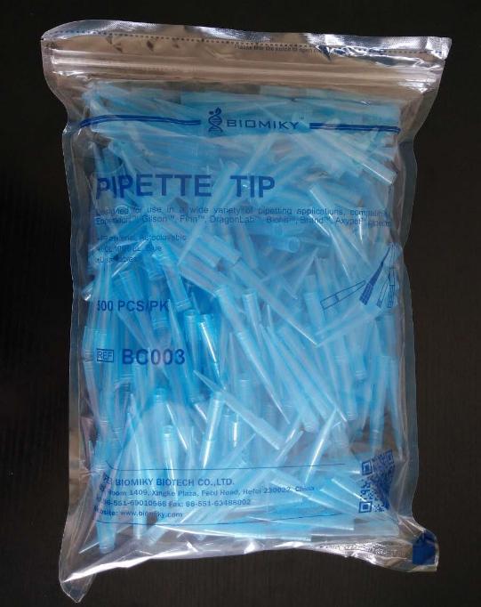 Đầu tip xanh 1000ul TQ- Túi 500 tip