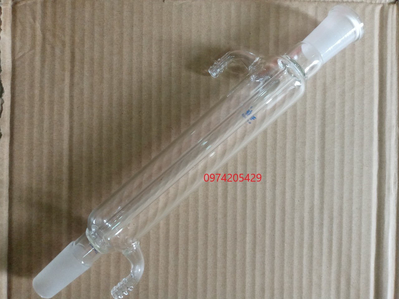 Ống sinh hàn ruột thẳng dài 30cm cỡ nhám 24/40