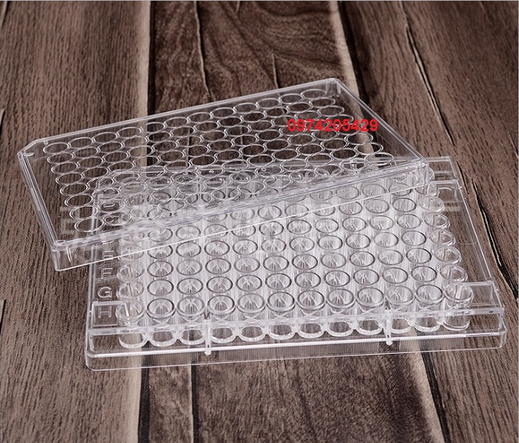 Đĩa nhựa 96 giếng đáy U, có nắp