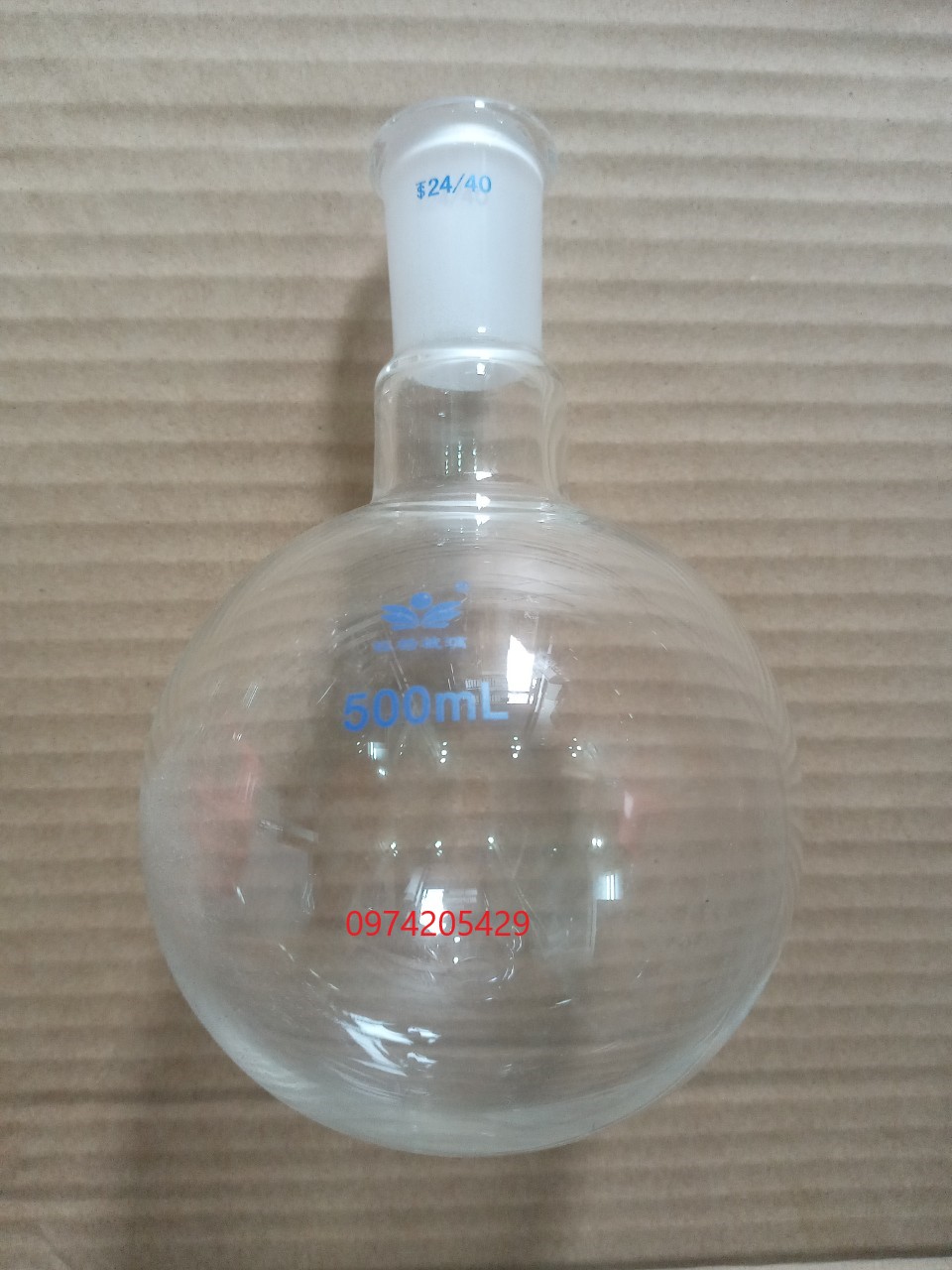 Bình cầu đáy tròn 500ml cỡ nhám 24/29