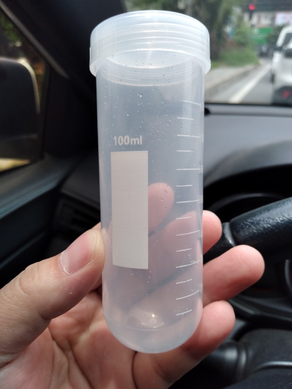 Ống ly tâm đáy tròn 100ml (38x115mm) nắp vặn