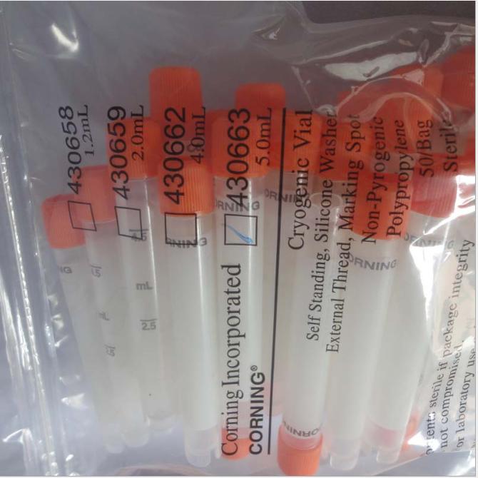 Ống cryo 5ml Corning - code: 430663 (50 cái/túi)