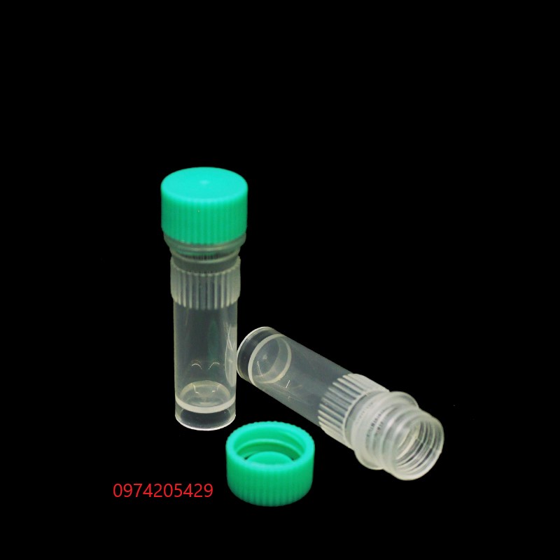 Ống Cryo 1.5 ml (nắp xanh) - túi 100 cái