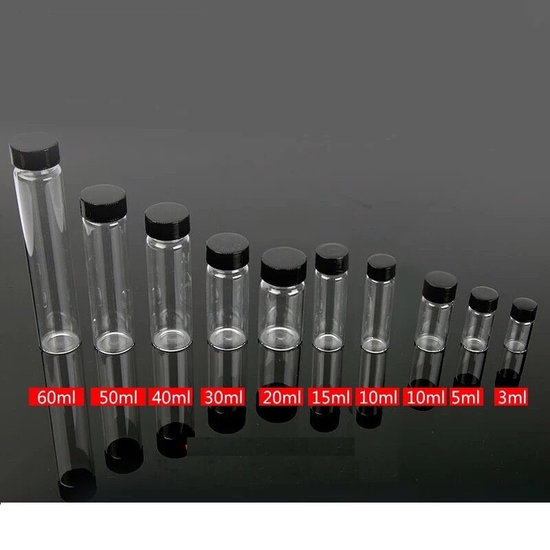Combo 20 lọ thủy tinh 40ml màu trắng