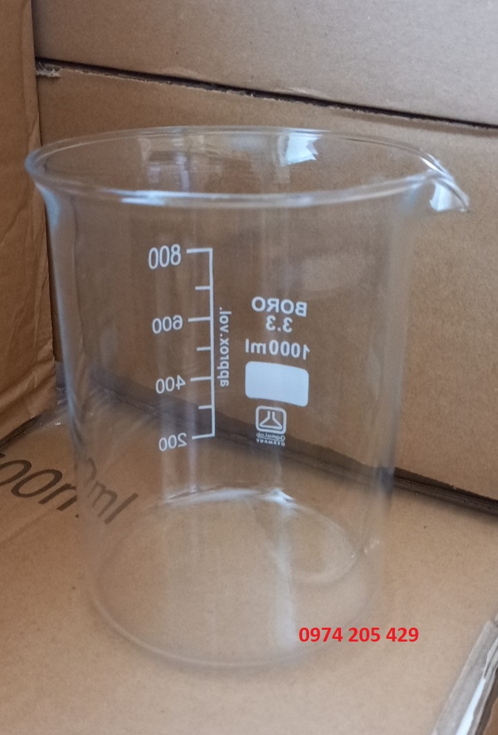 Cốc thủy tinh 1000ml - Gamalab