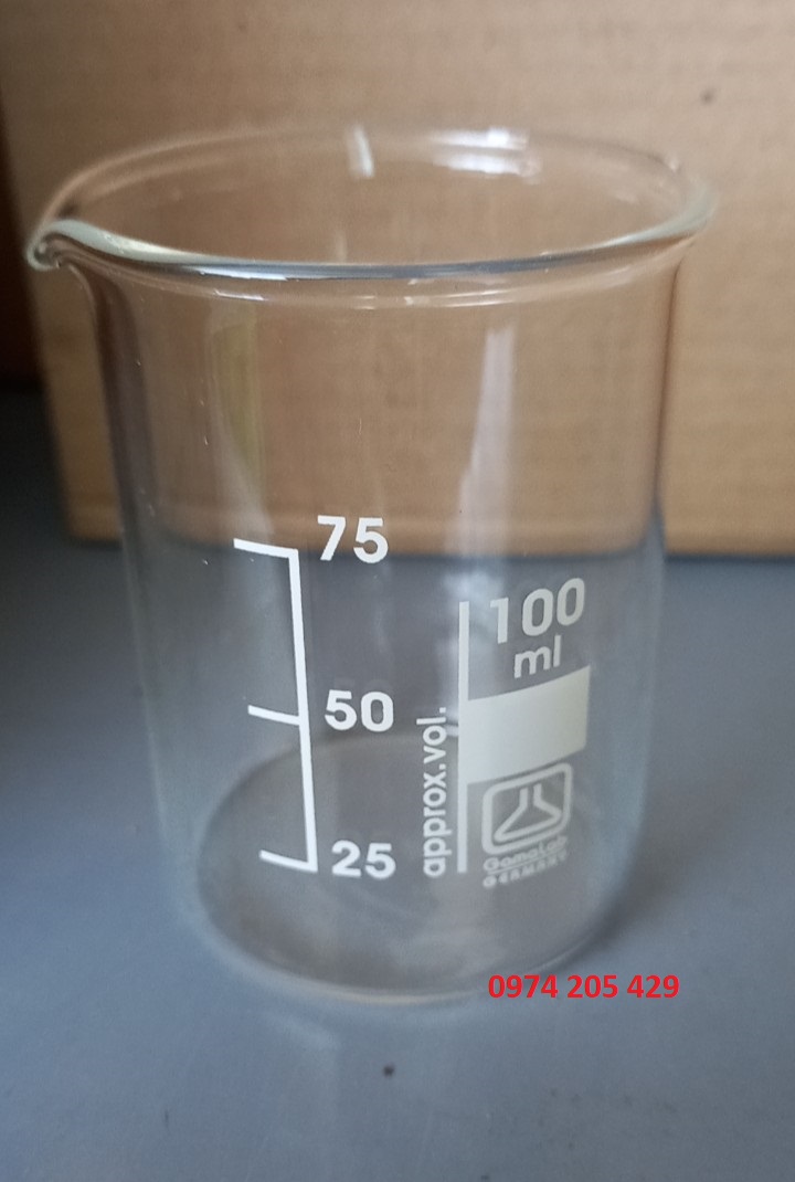 Cốc thủy tinh 100ml - Gamalab