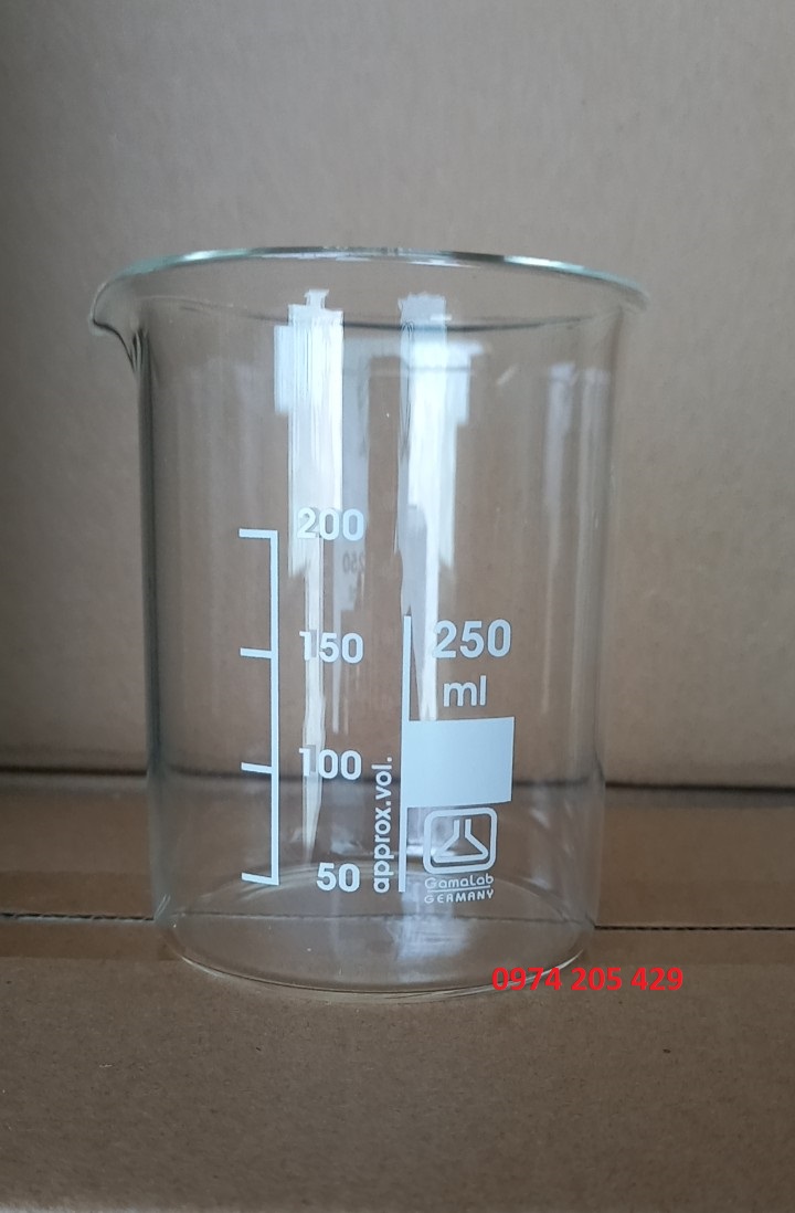Cốc thủy tinh 250ml - Gamalab