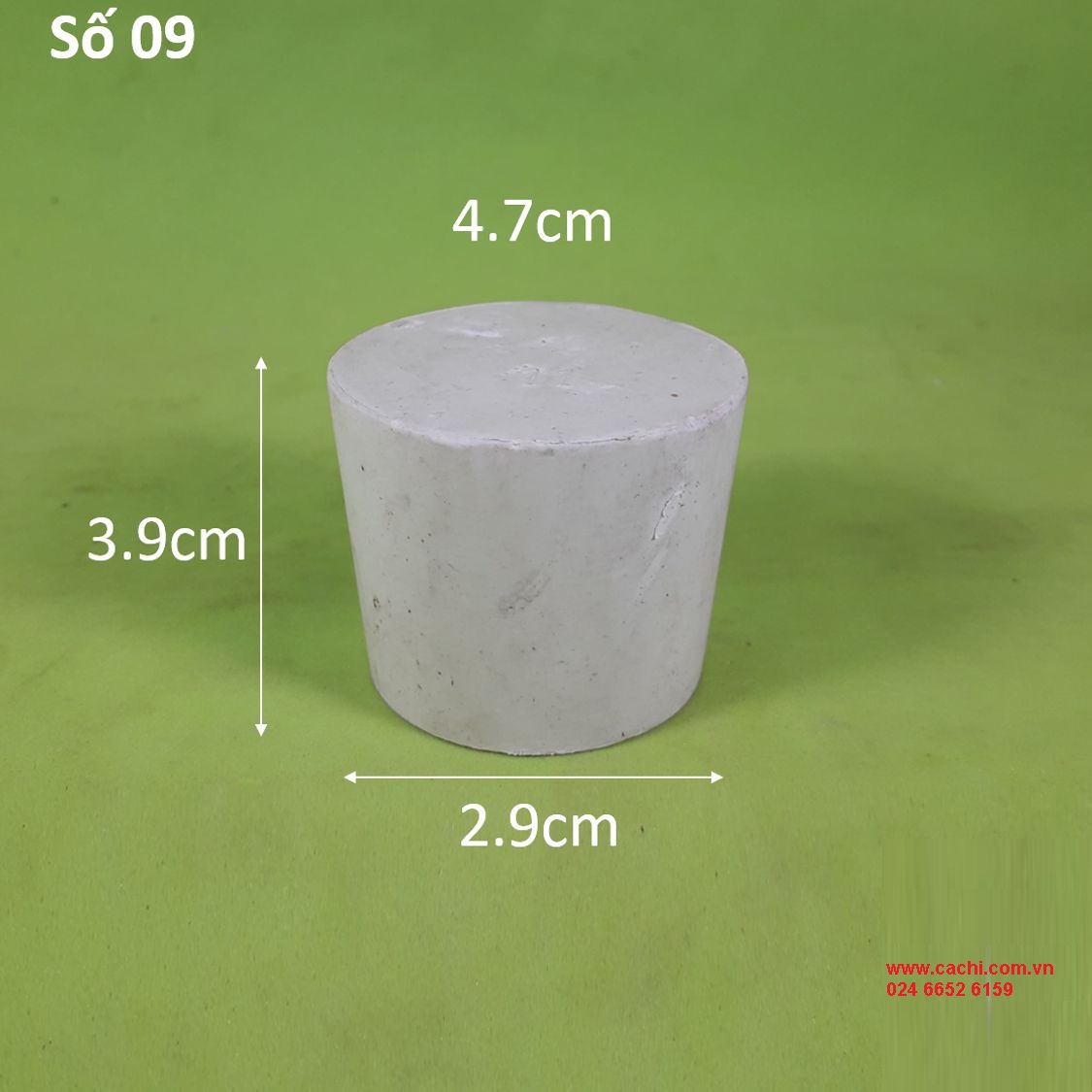 Nút cao su số 9