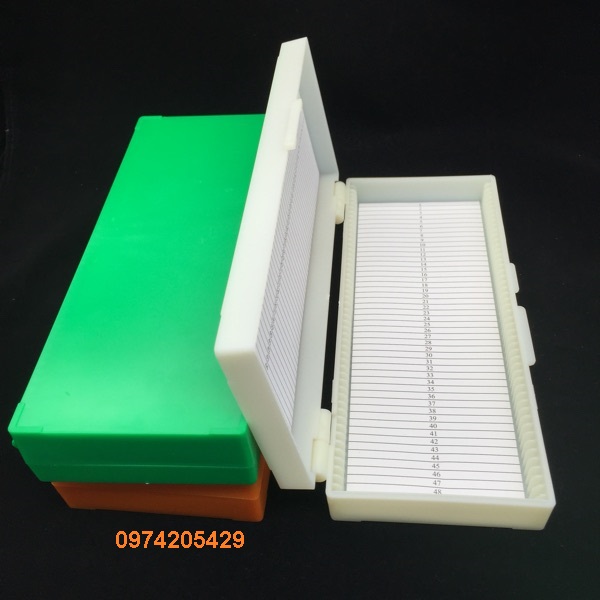 Hộp tiêu bản 50 vị trí (hộp đựng lam kính 50)