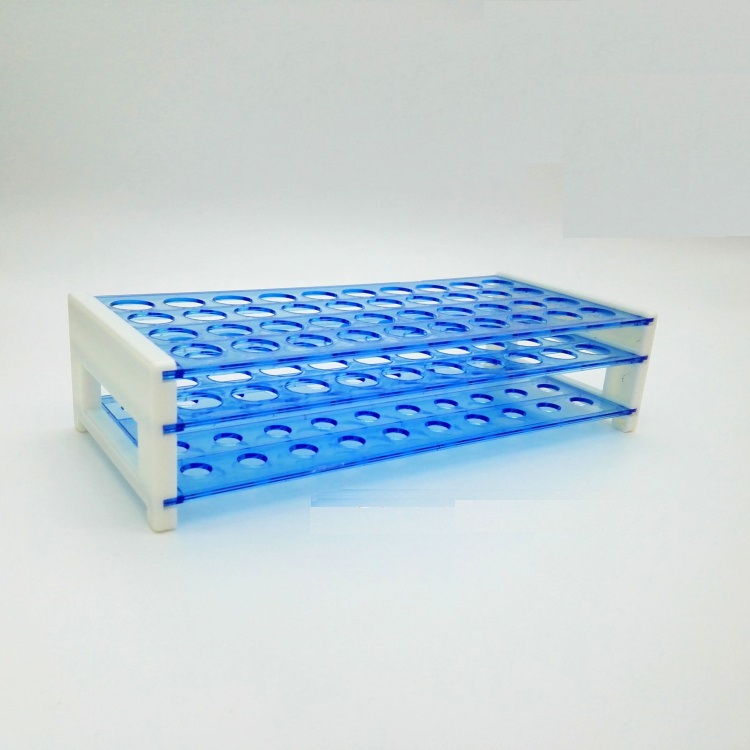 Giá đựng ống nghiệm 50 lỗ, phi 18mm (xanh)