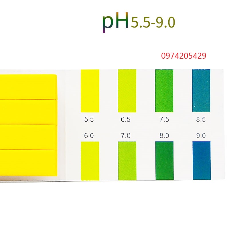 Giấy đo pH 5.5-9.0 dạng tệp