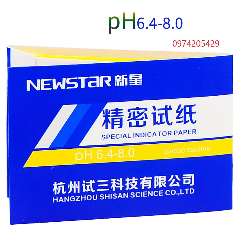 Giấy đo pH 6.4-8.0 dạng tệp