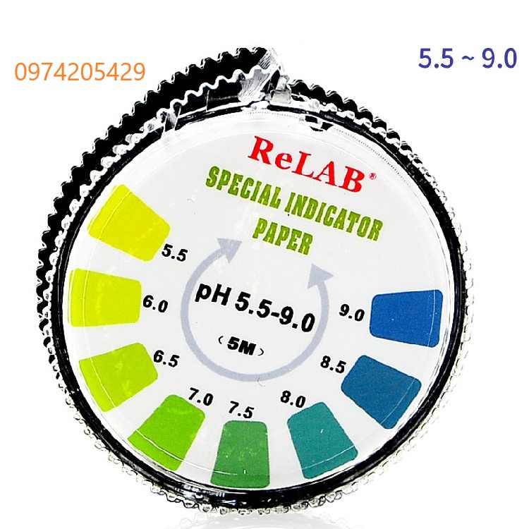 Giấy thử pH dạng cuộn 5.5-9.0