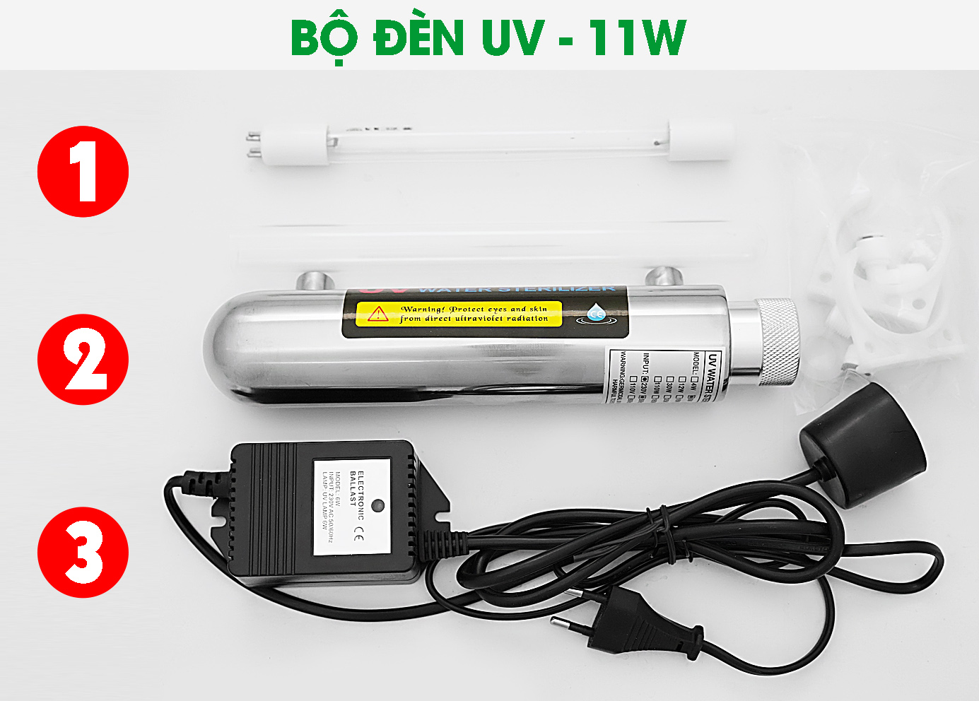 Bộ đèn UV - 11W